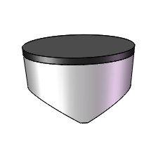 Outil de tournage à plaquettes rondes de type Rcmn-V WORLDIA Impact Resistance