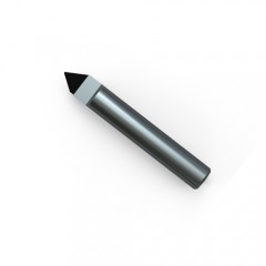 fraise en bout simple de la profondeur PCD de 1mm à de 3.5mm poly Diamond End Mill cristallin