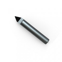 fraise en bout simple de la profondeur PCD de 1mm à de 3.5mm poly Diamond End Mill cristallin