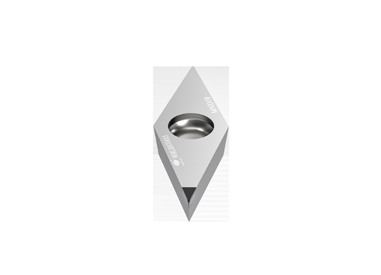 Blancs de rotation d'outil de coupe de l'insertion PCD de carbure de WORLDIA VCGW160408