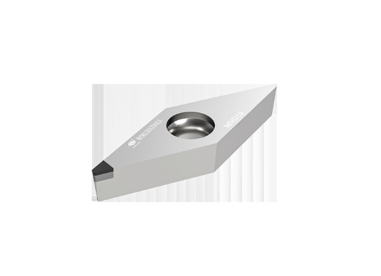 VBGW160404 Plaquettes de coupe PCD non revêtues Insertions d'outils en carbure 1N