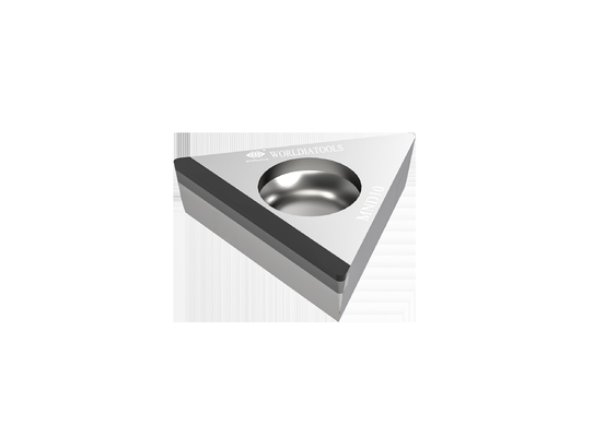 Outils de rotation de usinage de la triangle PCD d'insertions de carbure de TCGW 16T304