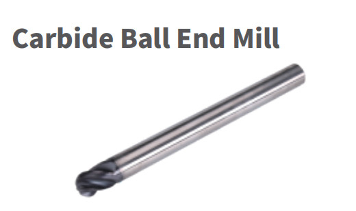 Fraise en bout solide de boule de carbure d'outils au carbure de Worldia pour l'alliage titanique