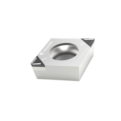 Type polycristallin insertions en aluminium de cc de diamant de Chip Breaker Insert High Silicon PCD