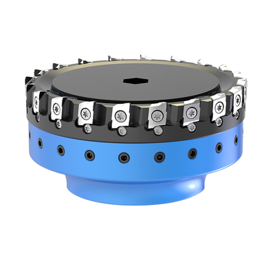 Coupeur de fraisage indexable en aluminium en acier de visage de PCD pour le métal non ferreux