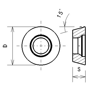 Alliage fait sur commande de RDMW 0702 MO Carbide Inserts For Aluminum