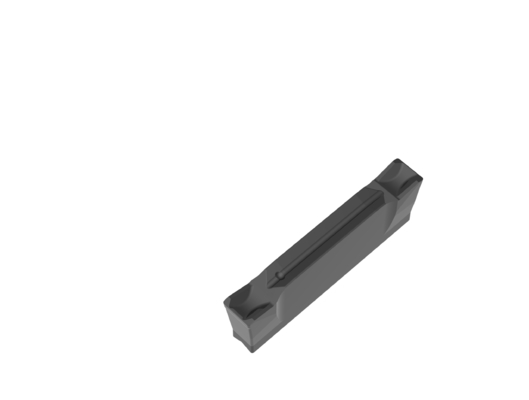 Carbure de CT5025 CT5035 cannelant l'insertion pour l'acier inoxydable