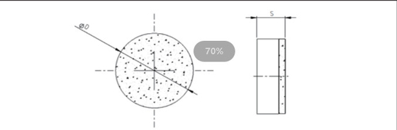 Insertions de coupe de carte PCB de Rnga, résistance à l'usure ronde d'insertion de carbure