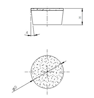 Insertion ronde de carbure de Rcmn, insertion de PCD pour l'aluminium