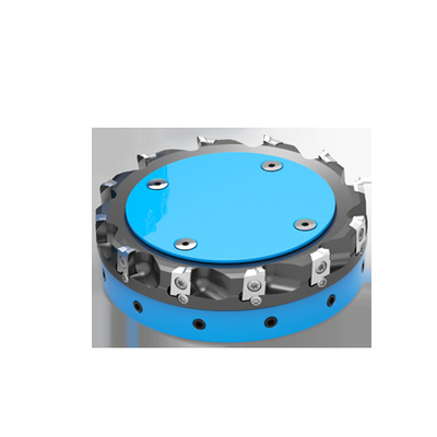 PCD ISO coupeuse de face de fraisage FMP080SA27-BE12-12 avec 12 bords de coupe outil pour usiner efficacement les surfaces plates