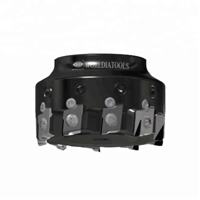 Coupeurs de fraisage indexables en acier Worldia avec flûte droite BEHW1204 Insert 6 bords de coupe
