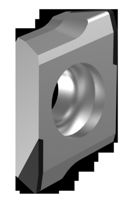 En stock BEHW PCD inserts de fraisage de face et d'épaule utilisés pour les applications de finition non ferreuses