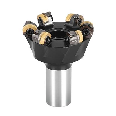 6 bords de coupe Les fraiseuses à face PCD permettent un retrait rapide et précis des matériaux