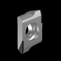 Fraise en bout de fraisage standard d'épaule d'insertion du diamant PCD pour l'aluminium